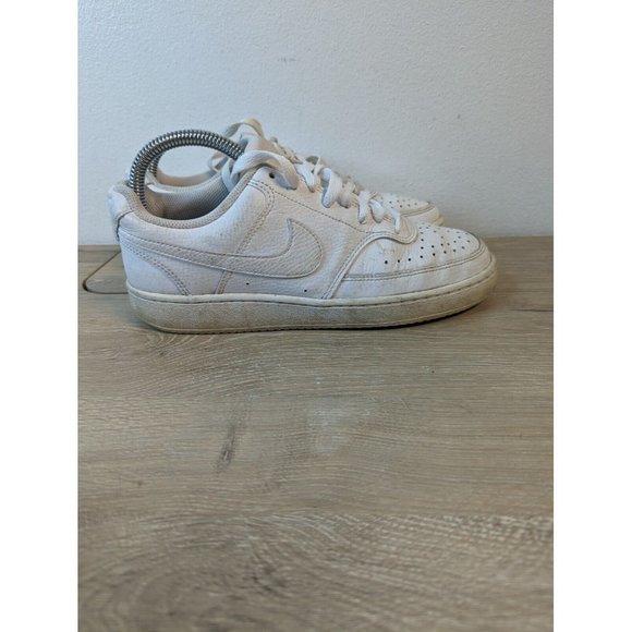 Nike Court Vision Low Triple White CD5434-100 Women Shoes Size 7.5 - Picture 5 of 9
